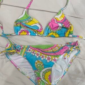 Roxy Multicolor Paisley Bikini
